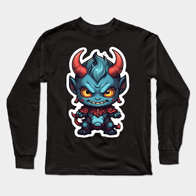 Demon Guy 1 Long Sleeve T-Shirt by Grave Digs